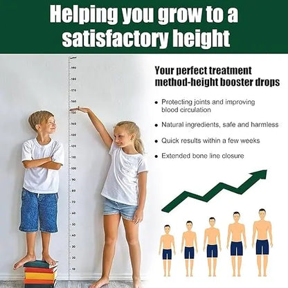 Height Booster Drops 30ml - Kids Growth Supplement | Natural Formula UAE