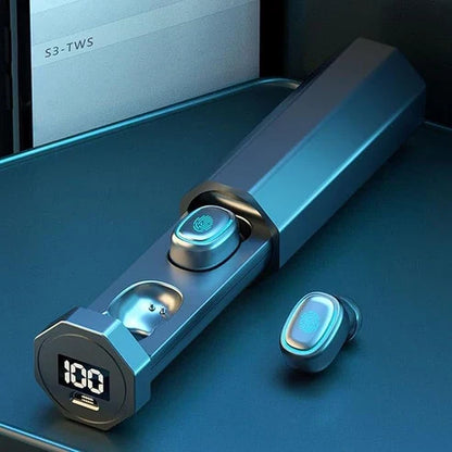 True Wireless Earbuds Digital Display - Fingerprint Touch | UAE